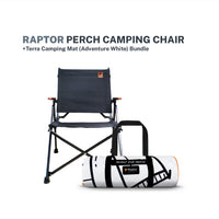 Raptor Perch Camping Chair + Raptor Terra Camping Mat Bundle