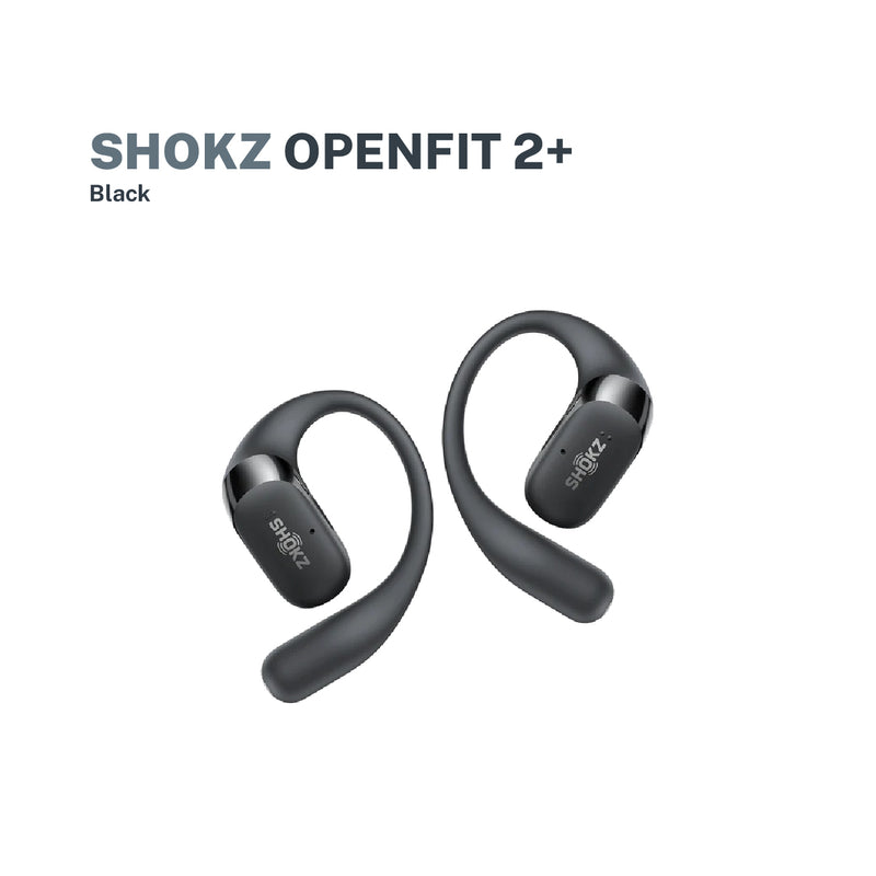 Shokz OpenFit 2+ Open Ear Clip with AI-Powered Call Clarity