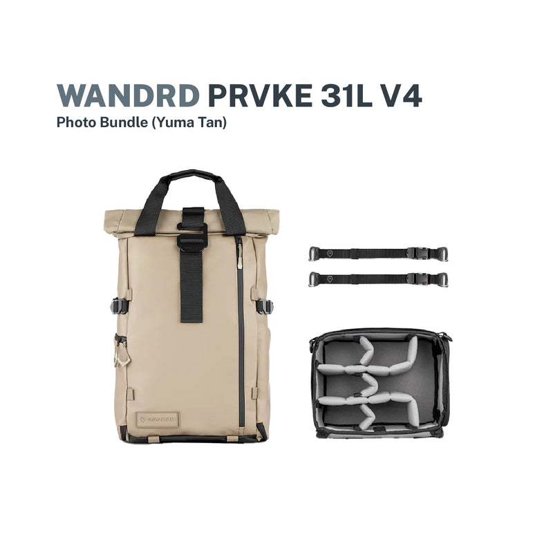 WANDRD PRVKE 31L V4 - Photography Bundle