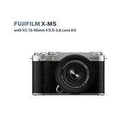 Fujifilm X-M5 with XC 15-45mm f/3.5-5.6 Lens Kit (Black)