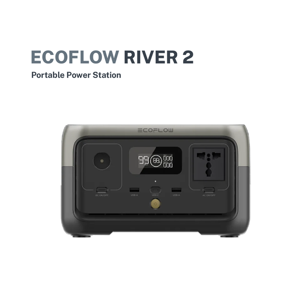 ECOFLOW River 2 Portable Power Station (+ Solar Panel Bundle Available)