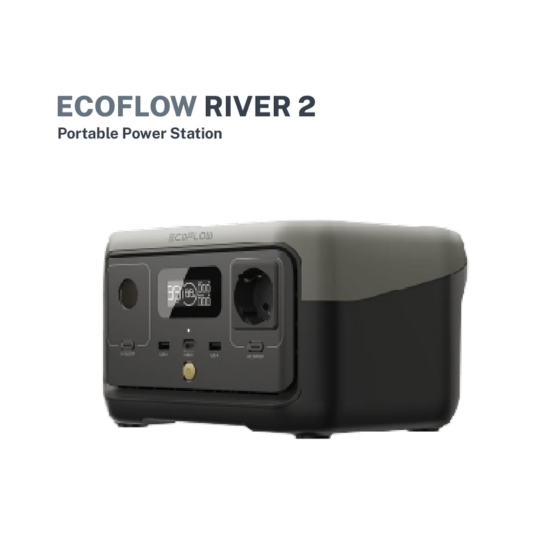 ECOFLOW River 2 Portable Power Station (+ Solar Panel Bundle Available)