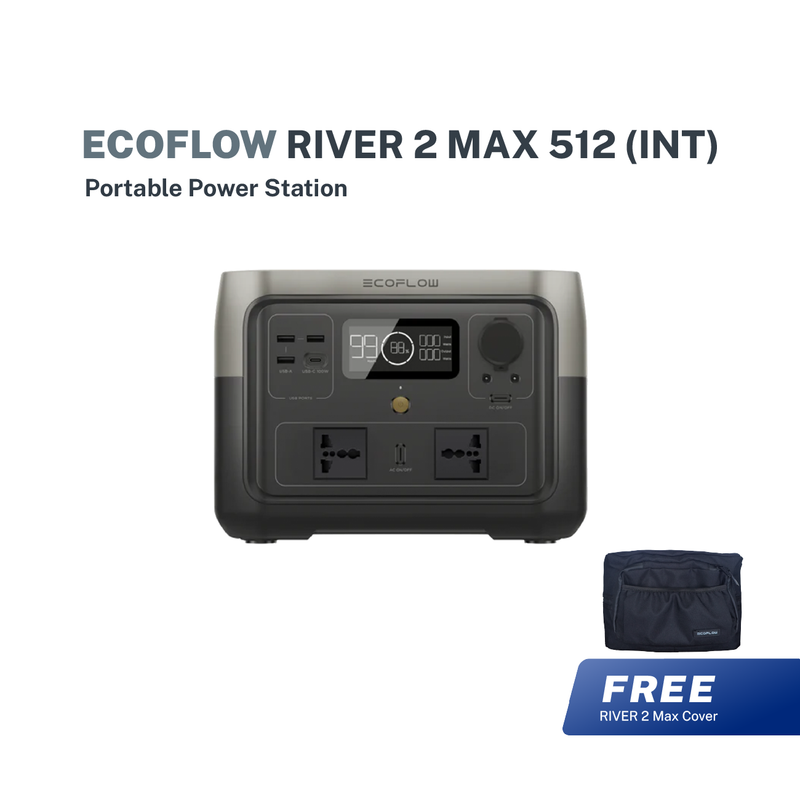 Ecoflow RIVER 2 Max Portable Power Station (+ Solar Panel Bundle Availble)