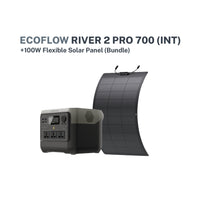 River 2 Pro 700 + 100W Solar Panel Bundle