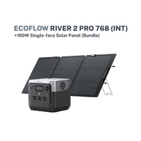 River 2 Pro 768 INT + 160WSF Solar Panel Bundle