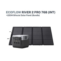 River 2 Pro 768 INT + 220WBF Solar Panel Bundle