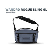 WANDRD Rogue Sling 9L bag in Aegean Blue