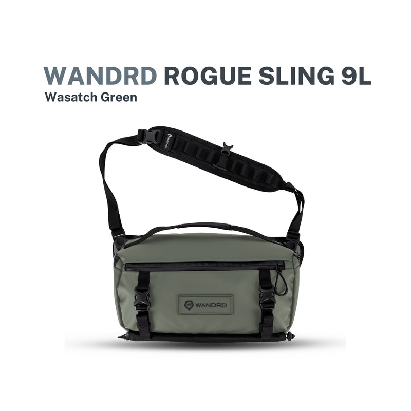 WANDRD Rogue Sling 9L bag in Wasatch Green