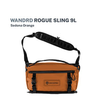 Rogue Sedona Orange sling 9L Bag with black straps 