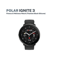 Polar Ignite 3- Titanium Black Silicone