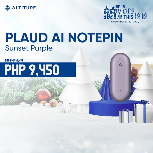 Plaud NotePin- Sunset Purple