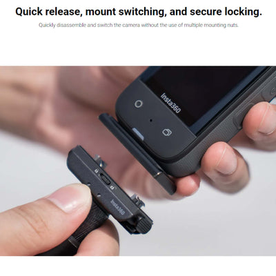 Easy installation of the Insta360 Quick Release Mount
