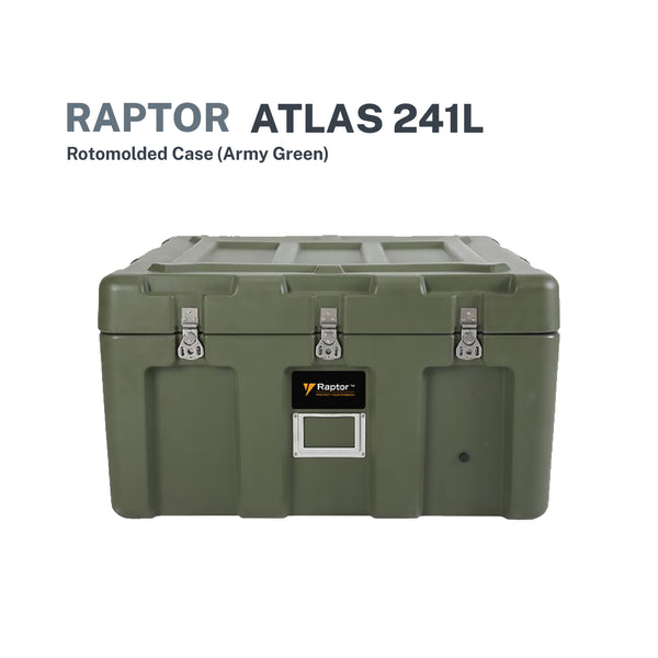 Raptor Atlas Rotomold Case 241L (Army Green)
