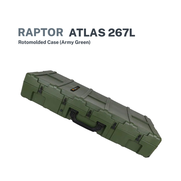 Raptor Atlas Rotomold Case 267L (Army Green)