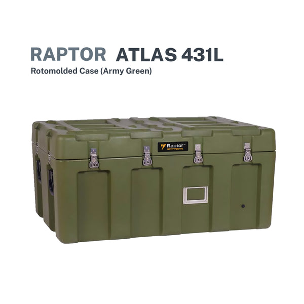 Raptor Atlas Rotomold Case 431L (Army Green)