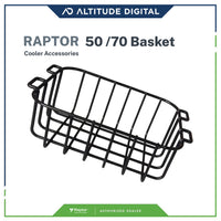 Side view of Raptor 50/70 Basket Cooler Accessories