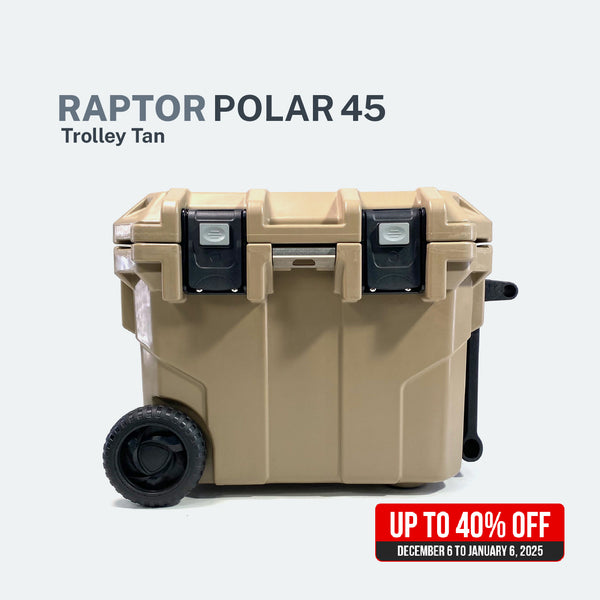 Raptor Cooler Polar Trolley 45