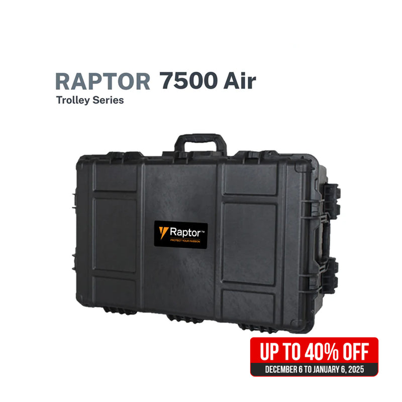 Raptor Case Air Trolley 7500 for Camera, Gimbals, Drones