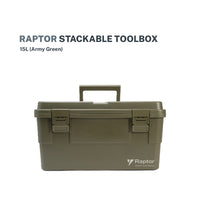 Raptor Storage 15L Stackable Tool box Army Green