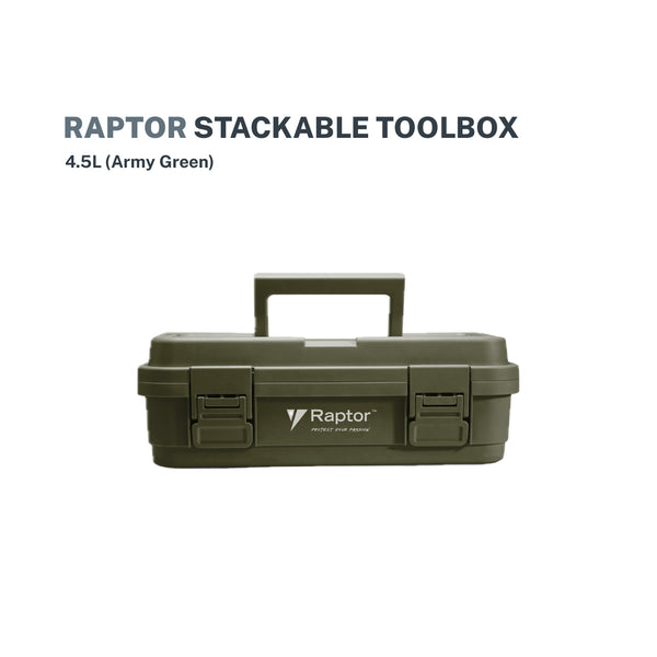 Raptor Storage 4.5L Stackable Tool box
