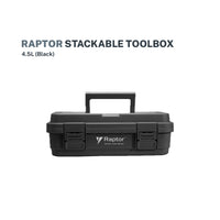 Raptor Storage 4.5L Stackable Tool box Black