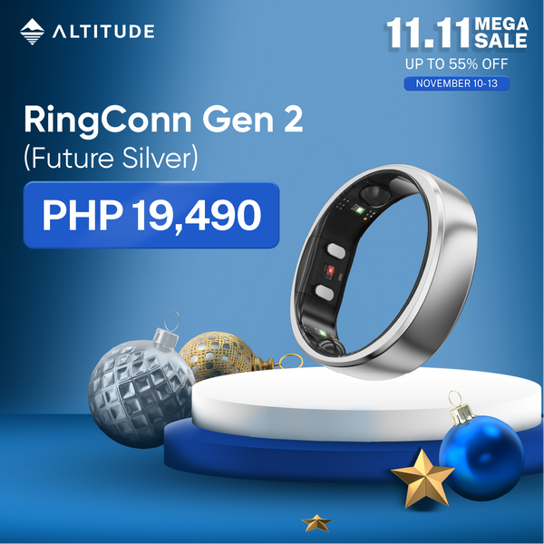 RingConn Smart Ring Gen 2 Future Silver