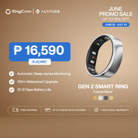 RingConn Smart Ring Gen 2 Future Silver