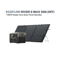 River 2 Max 500 + 160W Solar Panel Bundle