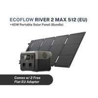 River 2 Max 512 EU 45W Solar Panel Bundle