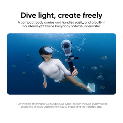 Insta360 X6 Invisible Dive Case Pro