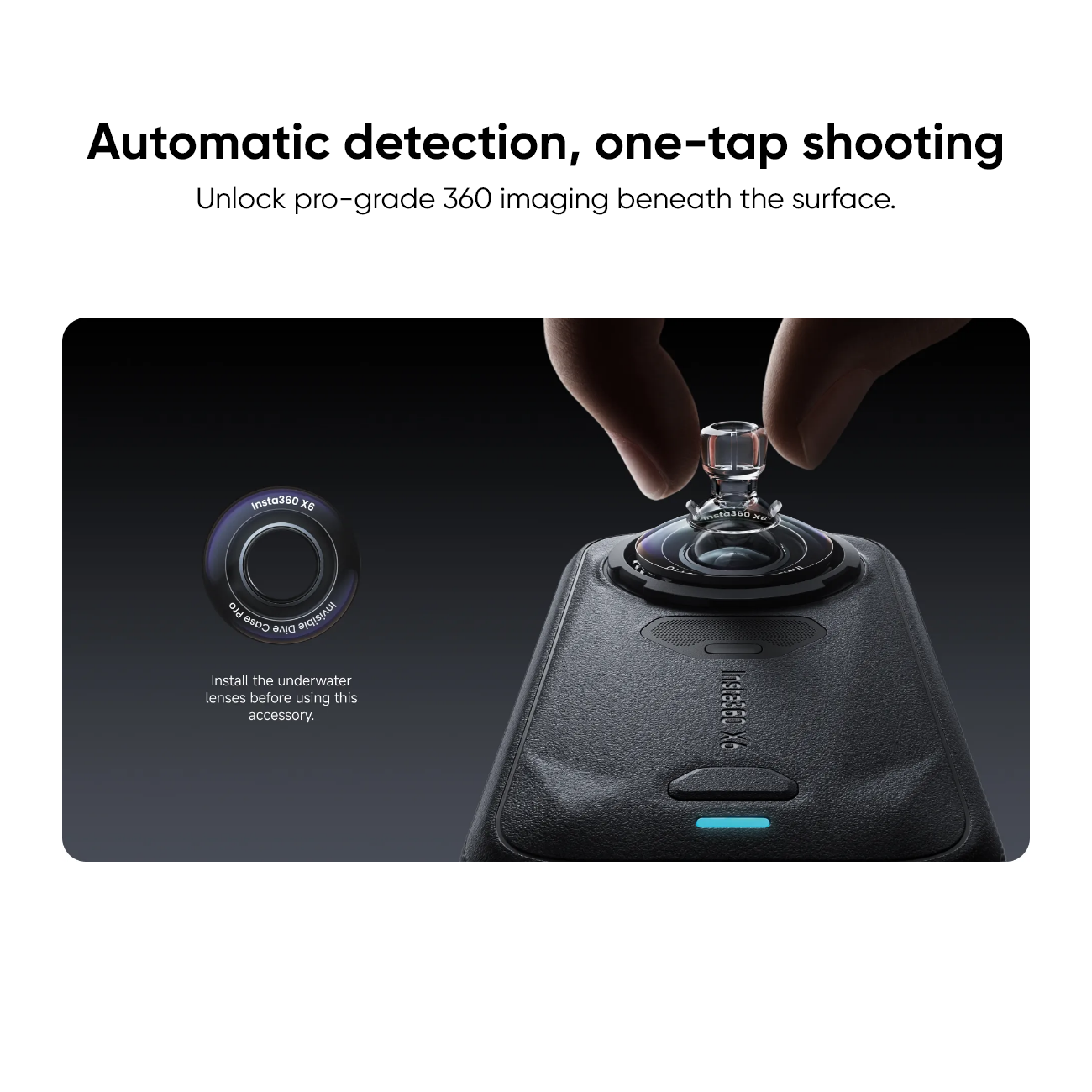 Insta360 X6 Invisible Dive Case Pro