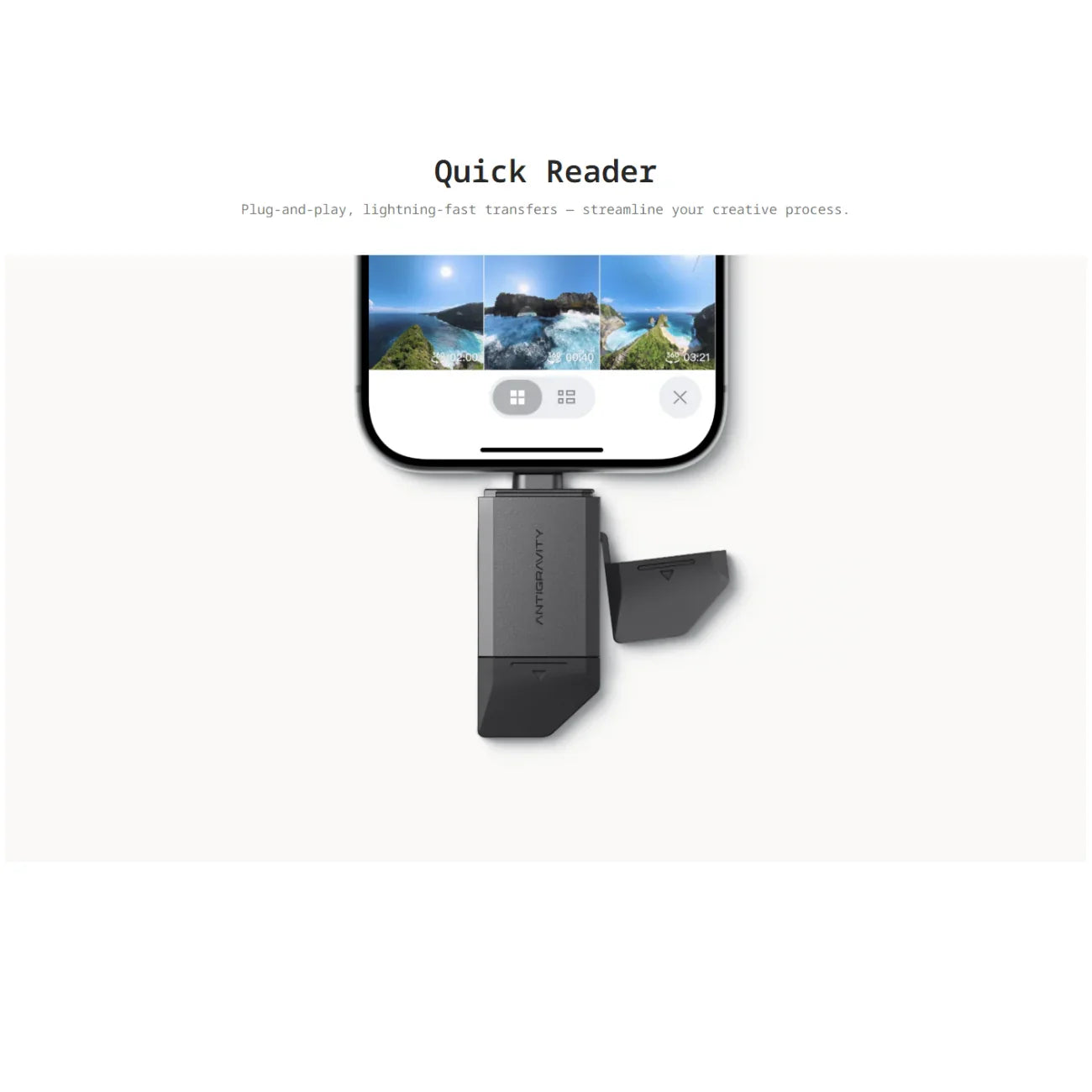 Antigravity Quick Reader