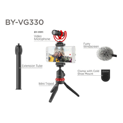 Boya By-VG330 Universal Smartphone Video Kit 