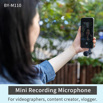 BOYA BY-M110 MINIATURE CONDENSER MICROPHONE