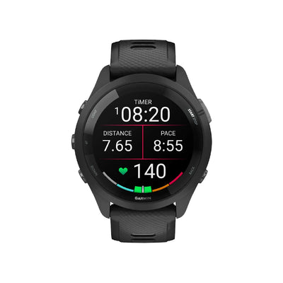 Garmin Forerunner 265 Music GPS Smart Watch- Black