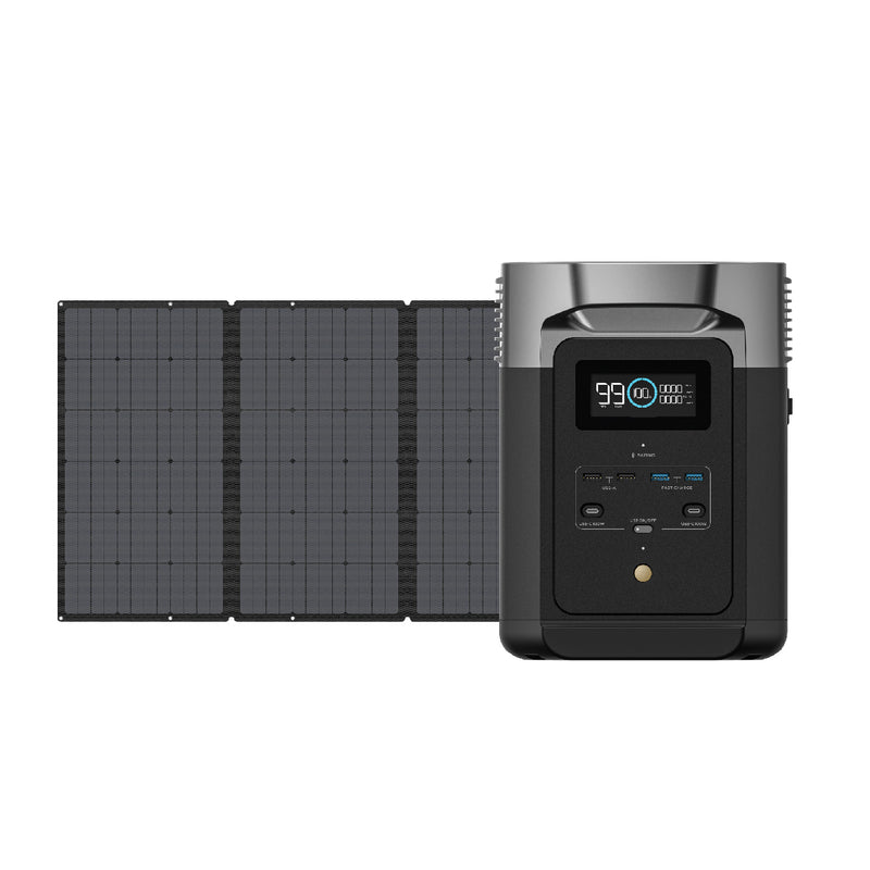 EcoFlow DELTA 2 + 400W Portable Solar Panel