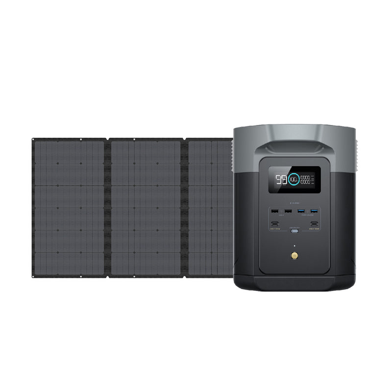 EcoFlow DELTA 2 Max + 400W Portable Solar Panel