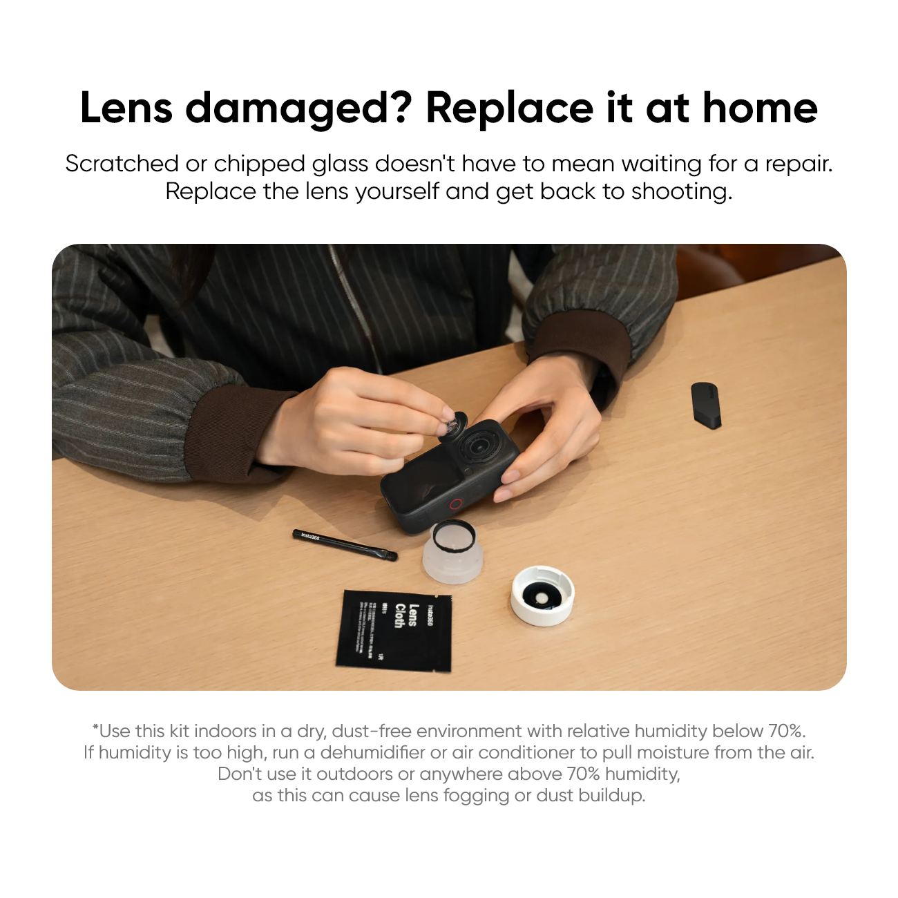 Insta360 X6 Replacement Lens Kit