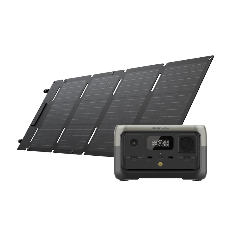 EcoFlow River 2 Power Station + 45W Solar Panel Bundle