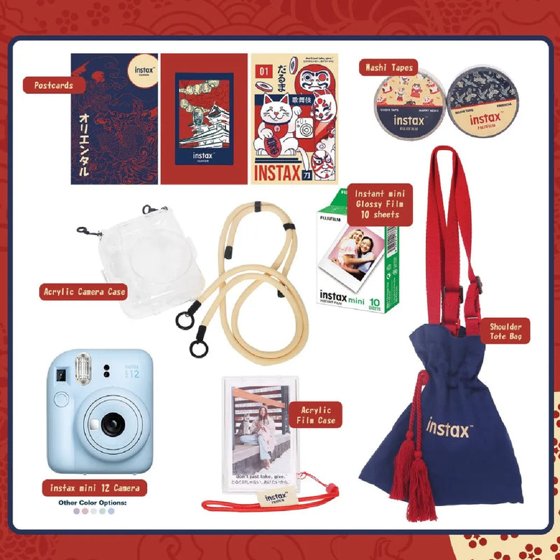 Instax Mini 12 Bundle (Oriental Kit)
