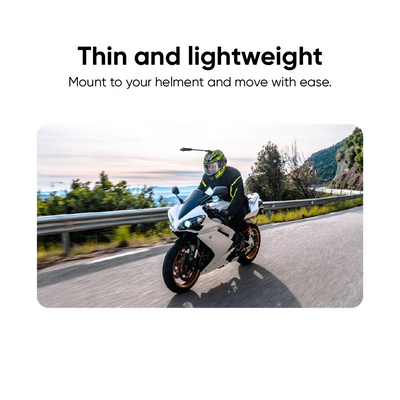 Insta360 Universal Accessory - Unicorn Helmet Mount Carbon Fiber Extension