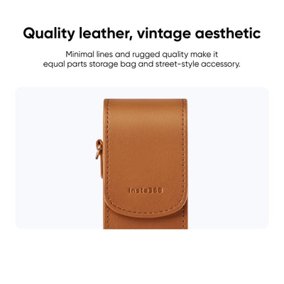 Insta360 GO 3S Classic Leather Case