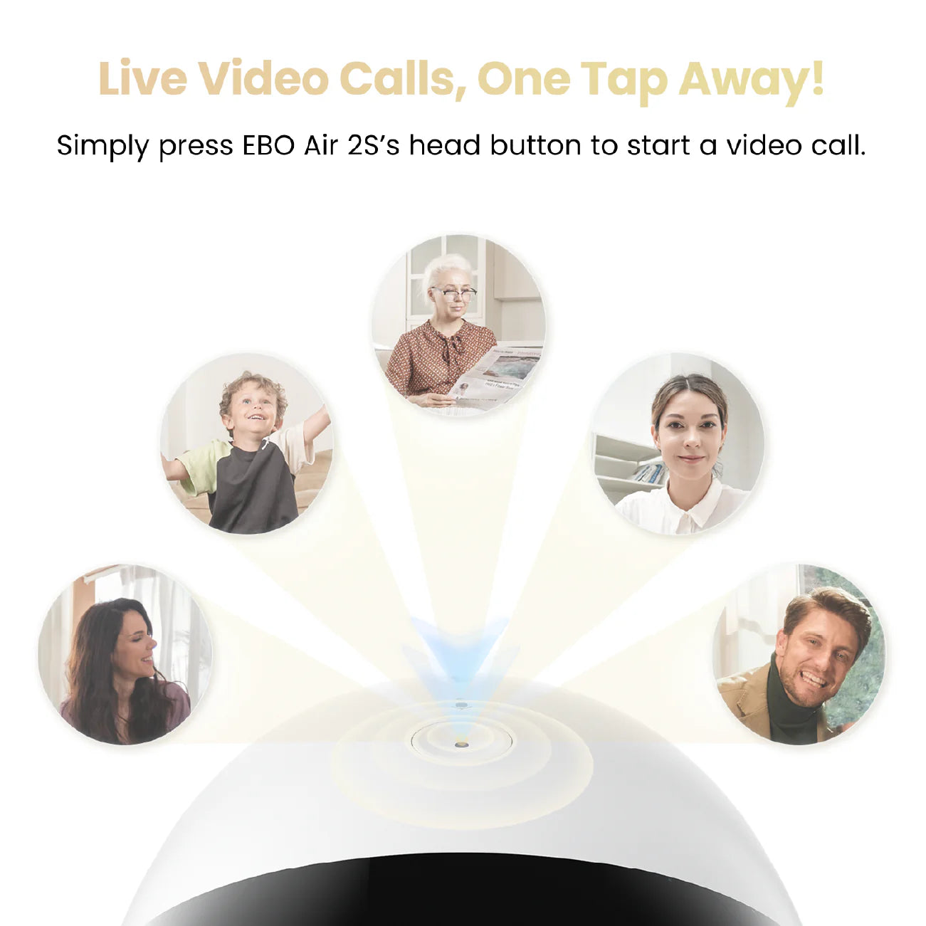 Enabot EBO Air 2S FamilyBot