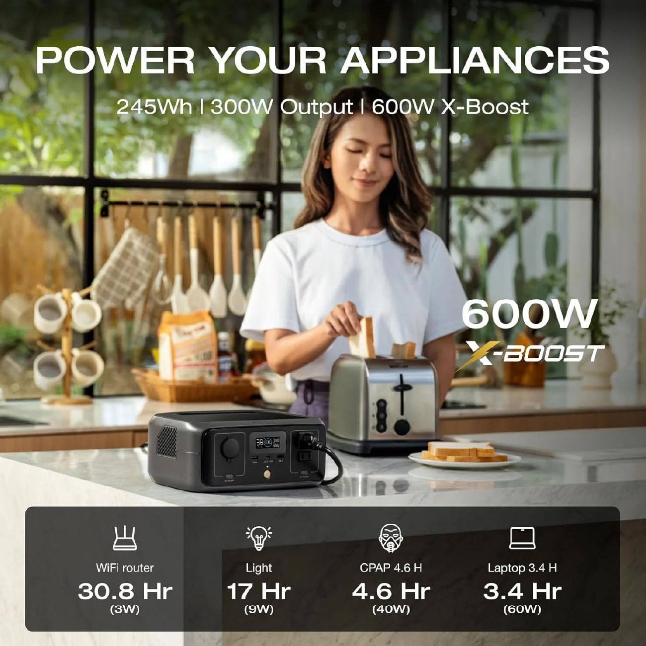 EcoFlow River 3 230 Portable Power Station