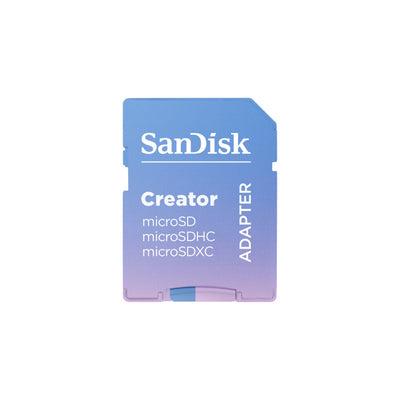 SanDisk Creator SDXC 190/90MB/s U3 V30 RPD-2 UHS-I 128 GB Memory Card with Adapter