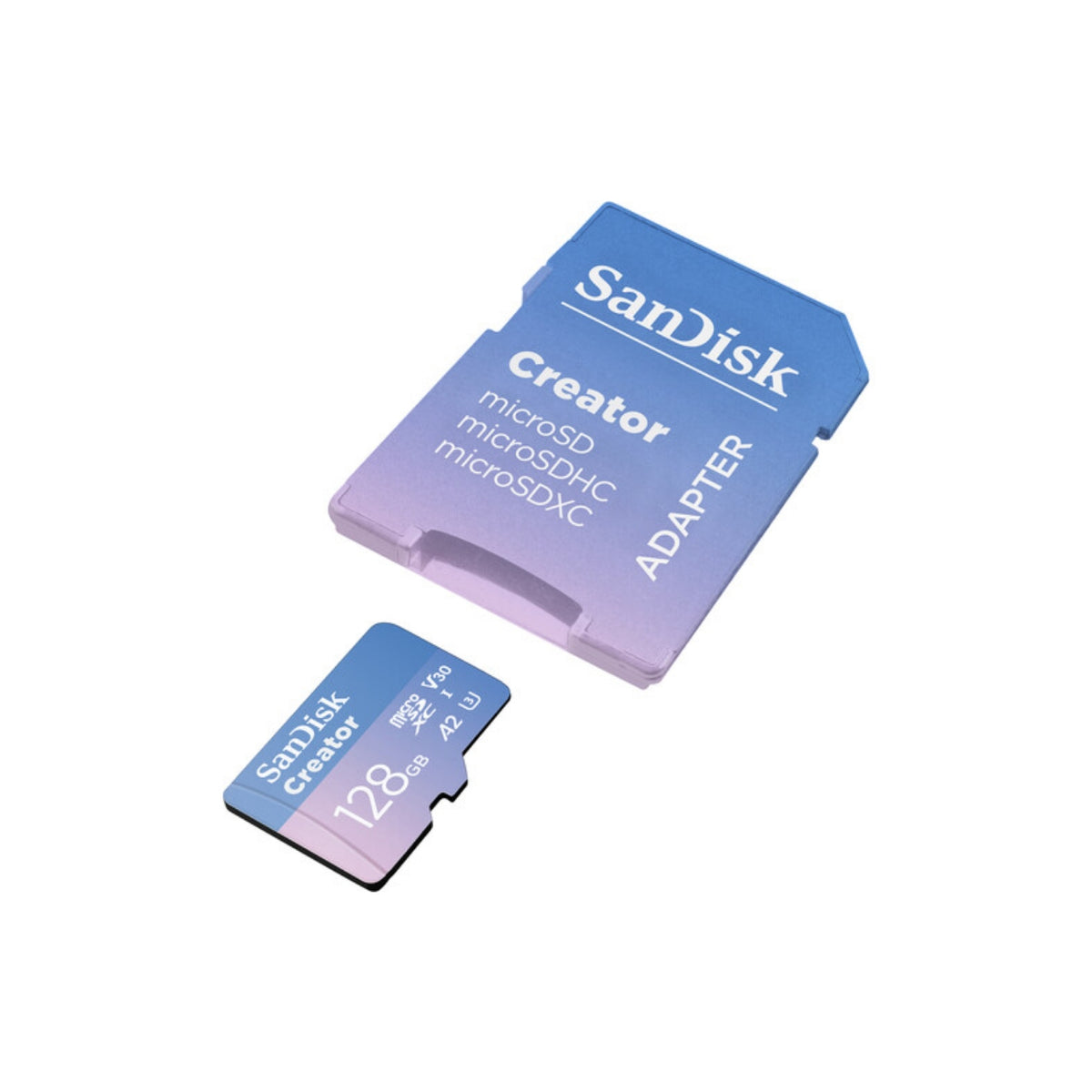 SanDisk Creator SDXC 190/90MB/s U3 V30 RPD-2 UHS-I 128 GB Memory Card with Adapter