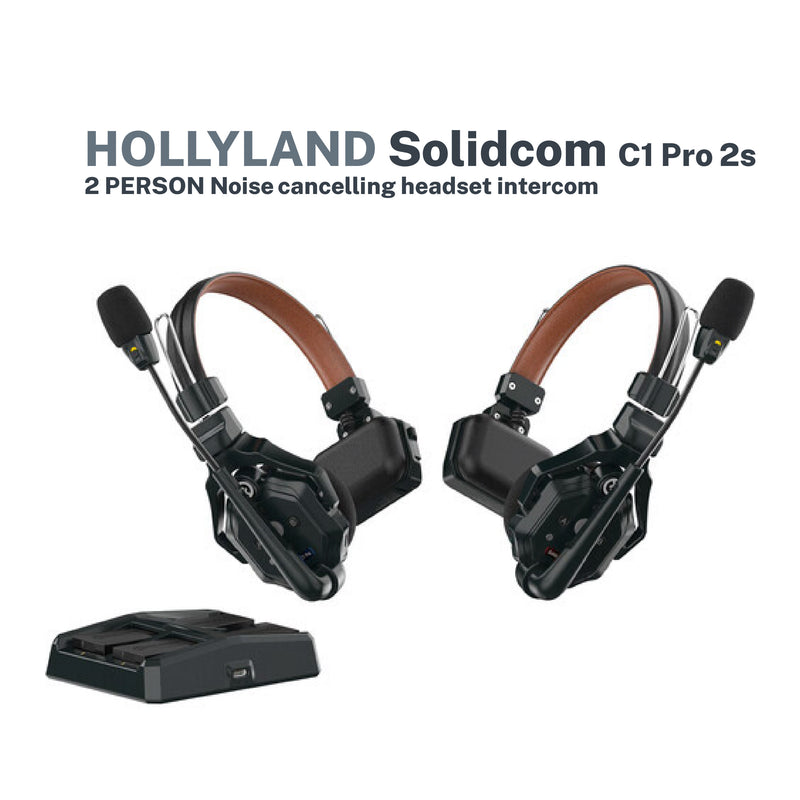Hollyland Solidcom C1 Pro - 2S 2-Person noise cancelling headset Intercom