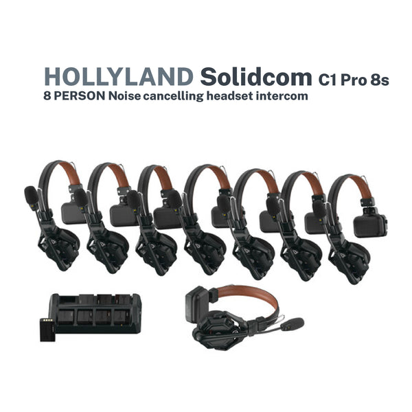 Hollyland Solidcom C1 Pro - 8S 8-Person noise cancelling headset Intercom