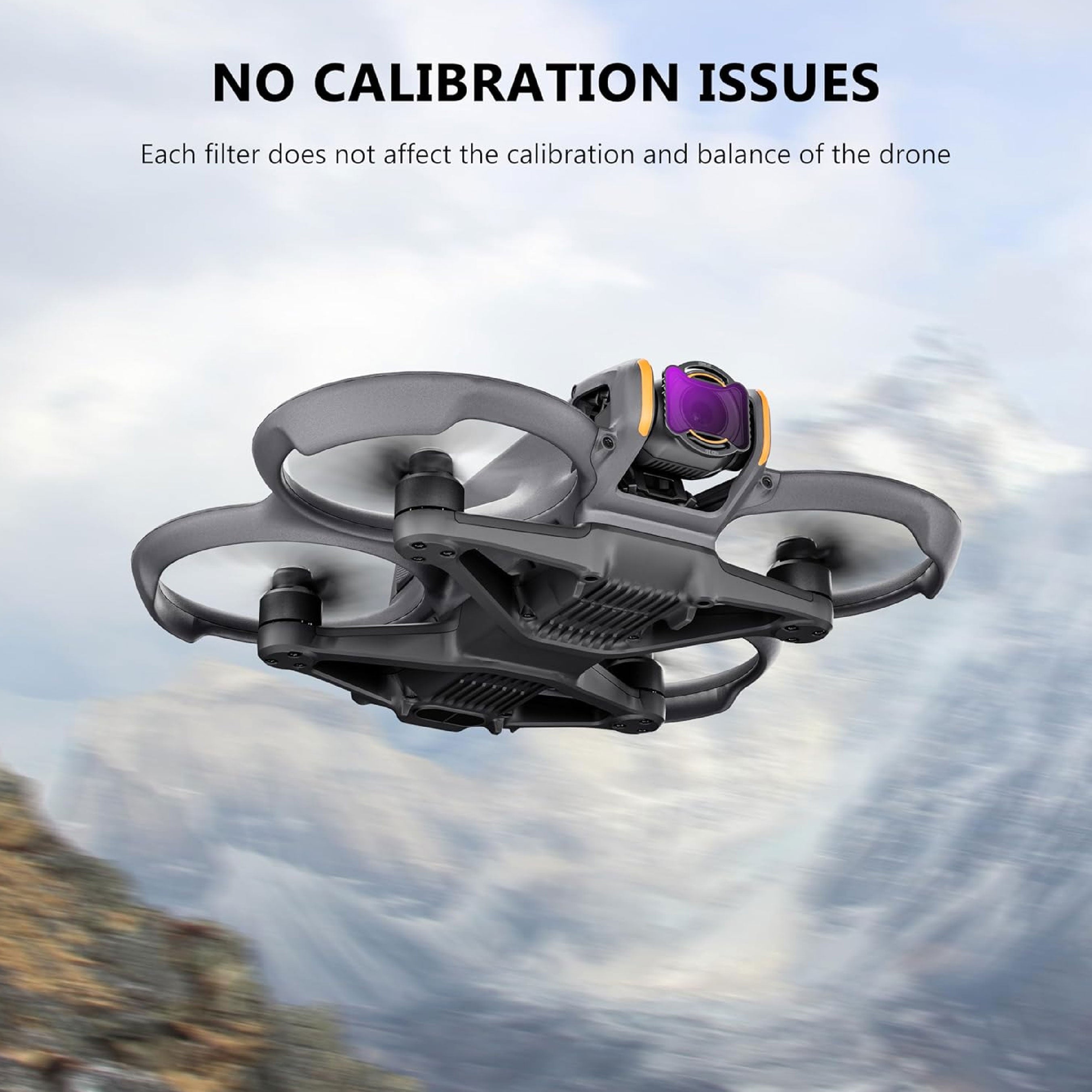 Startrc filter installed on the DJI Avata 2