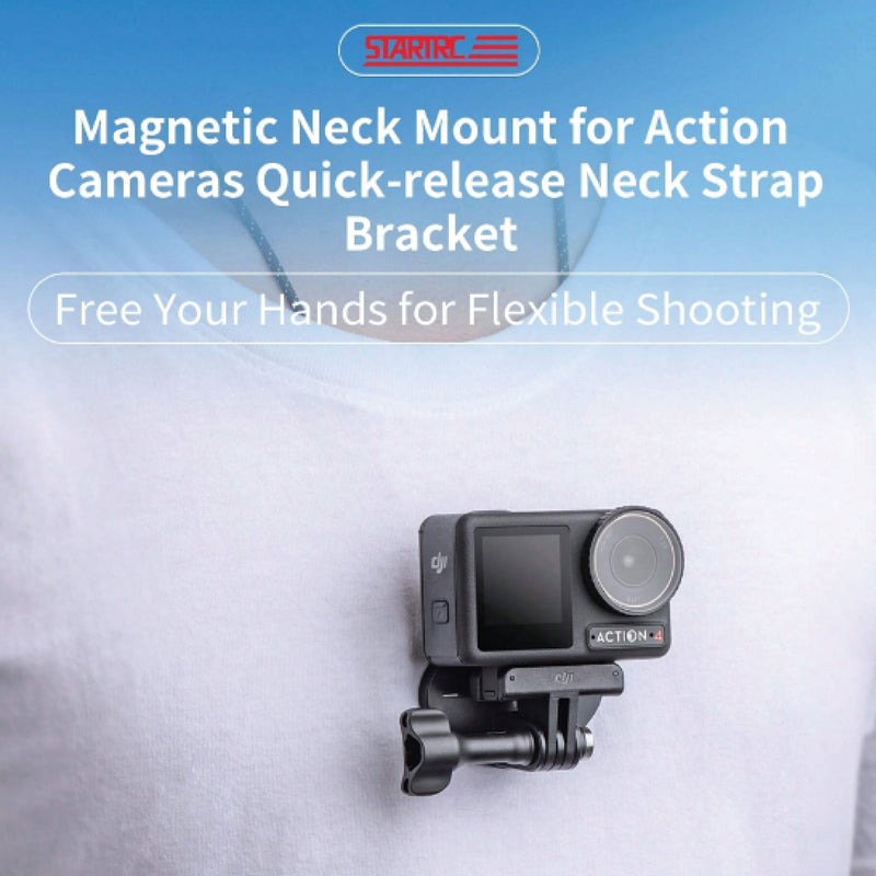 STARTRC Magnetic FPV POV Neck Holder for action cameras